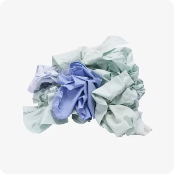 colored cotton rags recycled